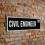 Civil Engineer street sign