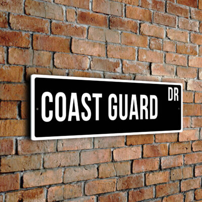 Coast Guard street sign