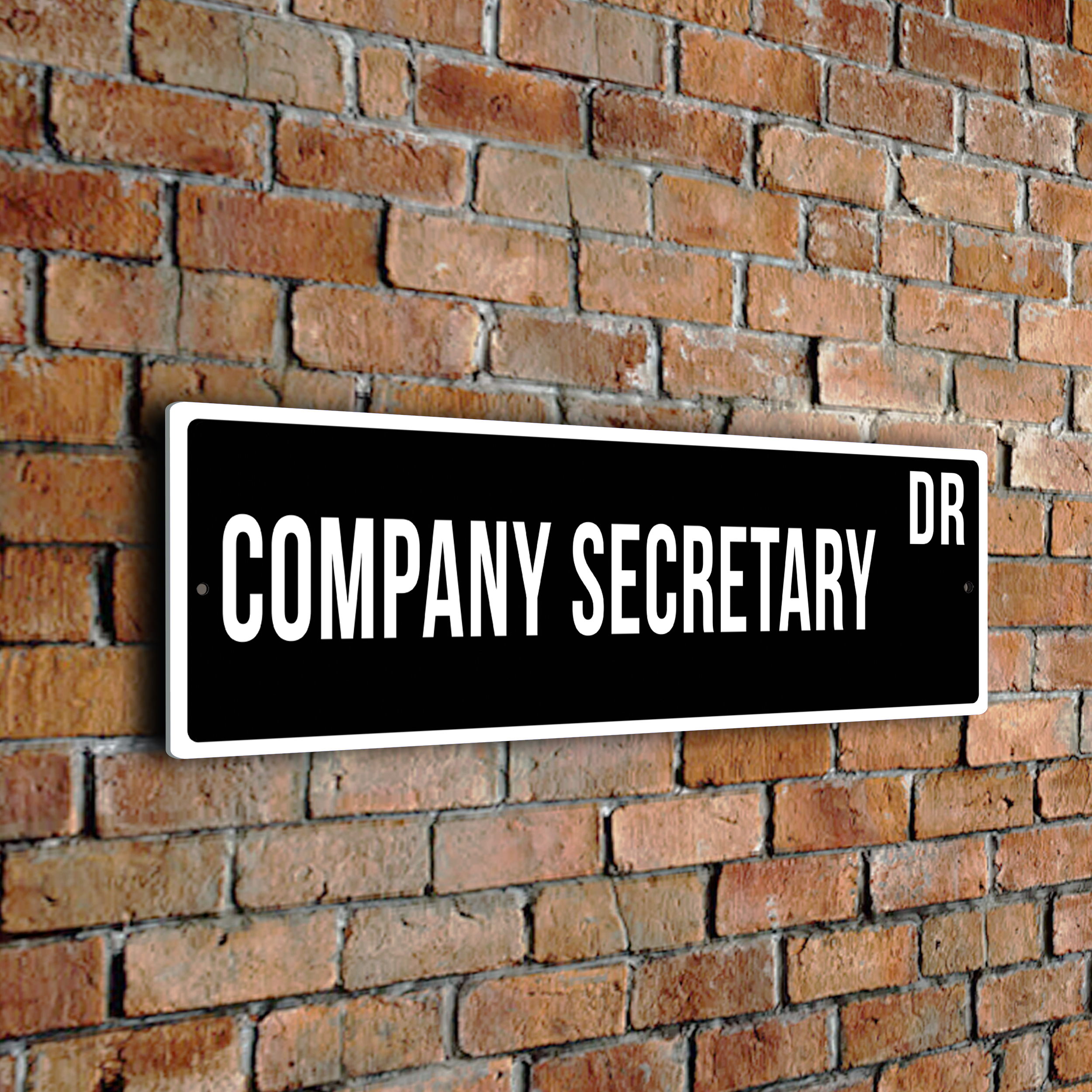 Company Secretary street sign