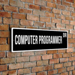 Computer Programmer street sign