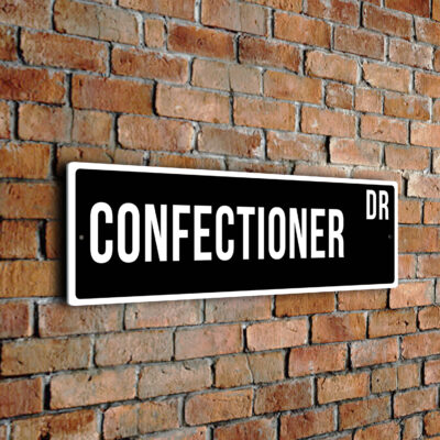 Confectioner street sign