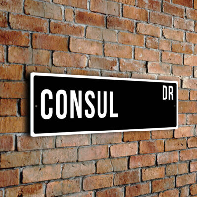 Consul street sign