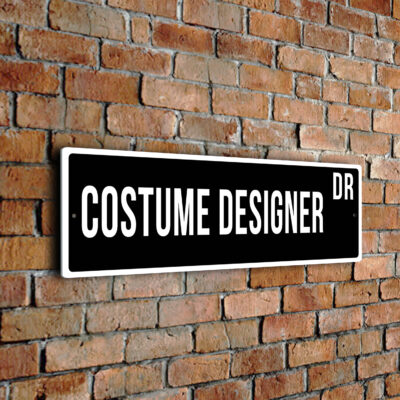 Costume Designer street sign