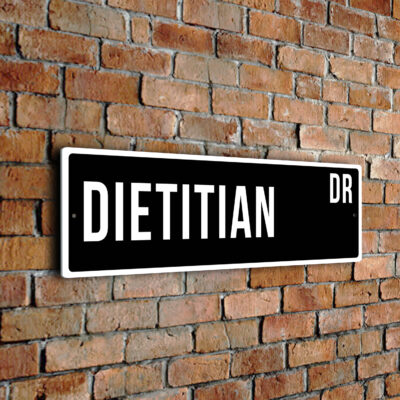 Dietitian street sign