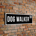 Dog-Walker street sign