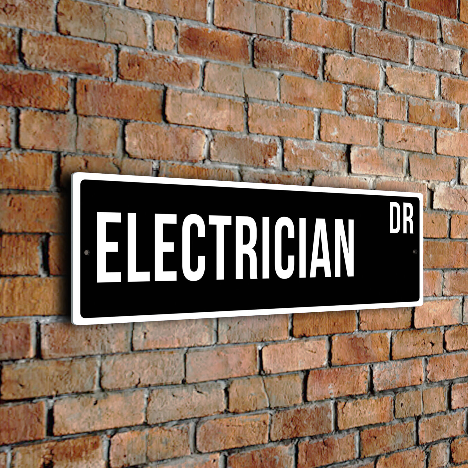 Electrician Street Sign | Electrician Gifts | Gift for Electrician