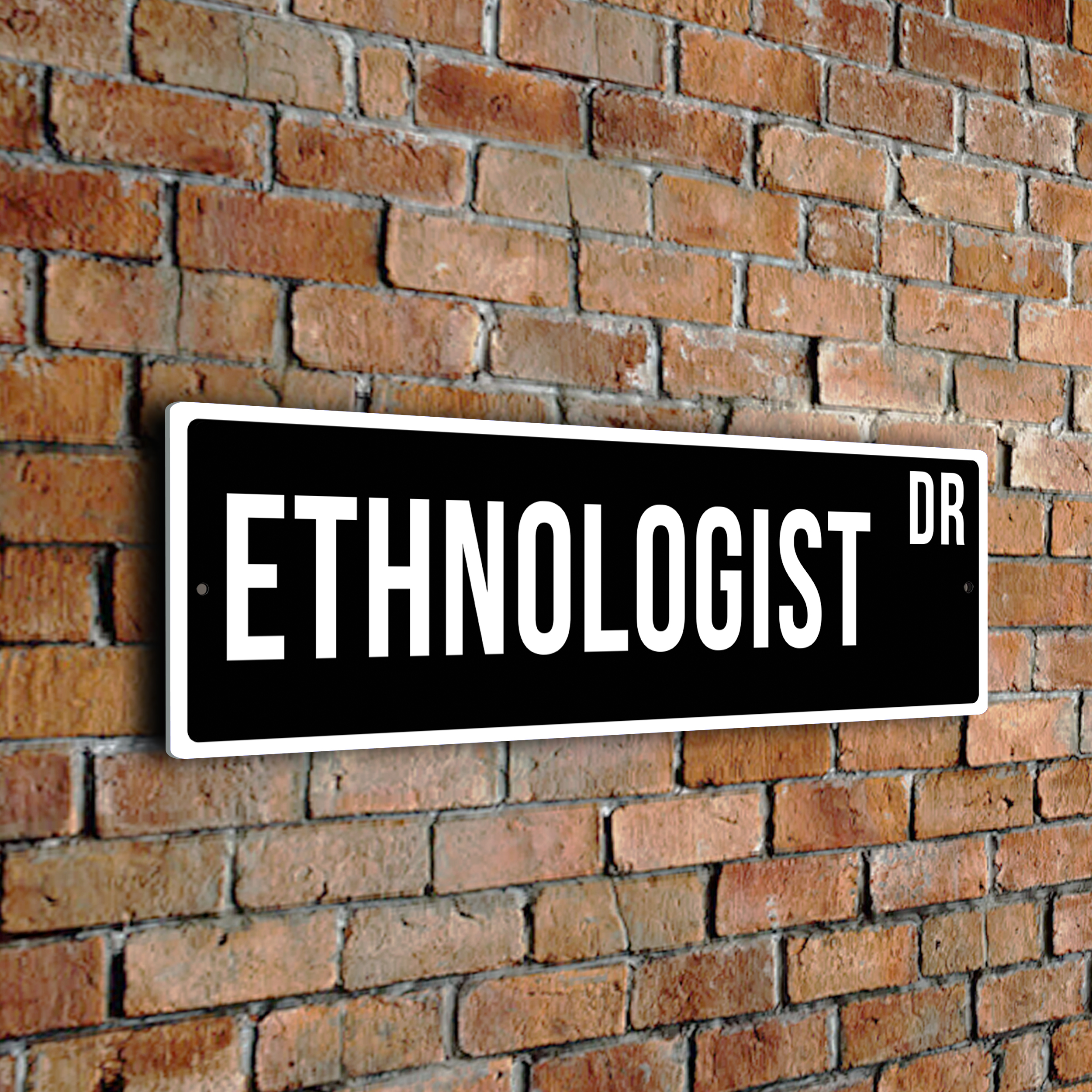 Ethnologist street sign