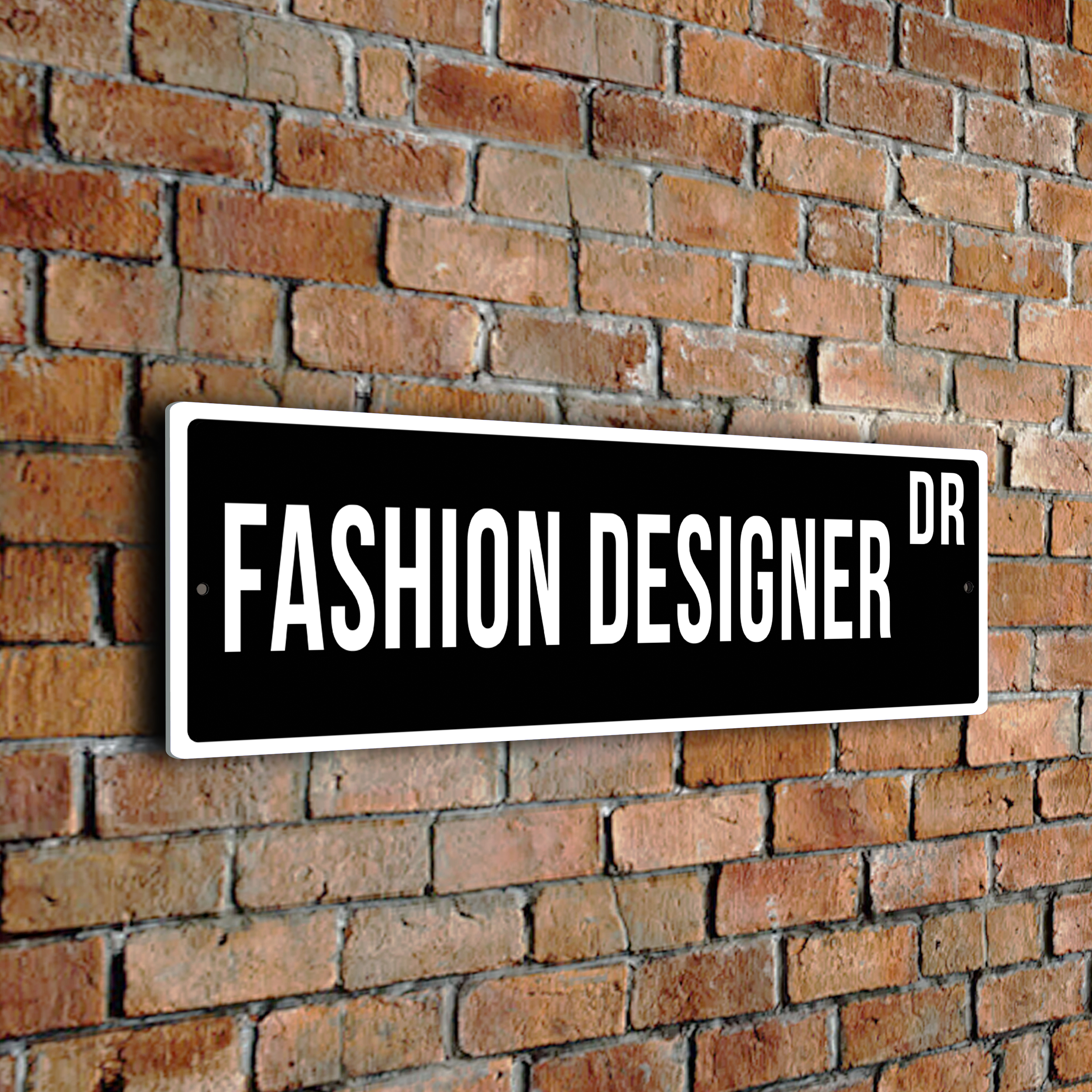 Fashion-Designer street sign