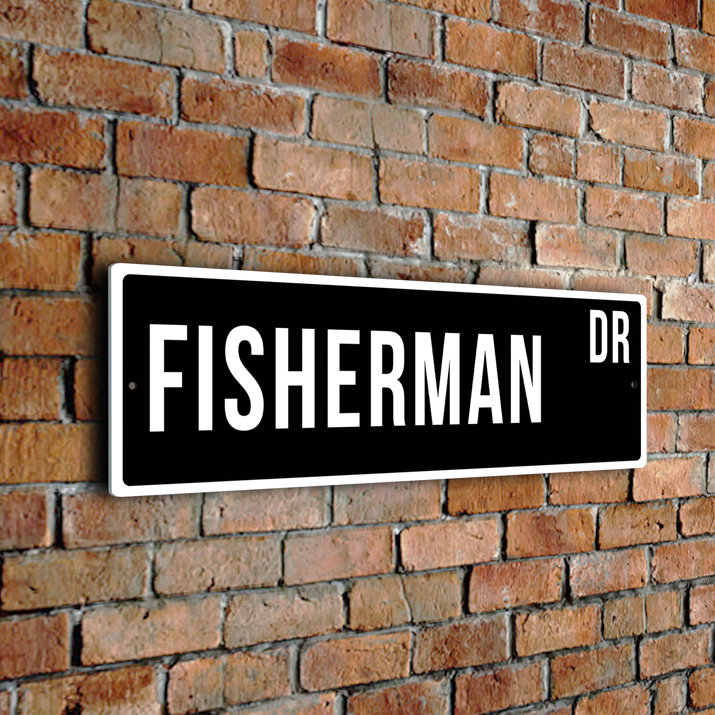 Fisherman street sign