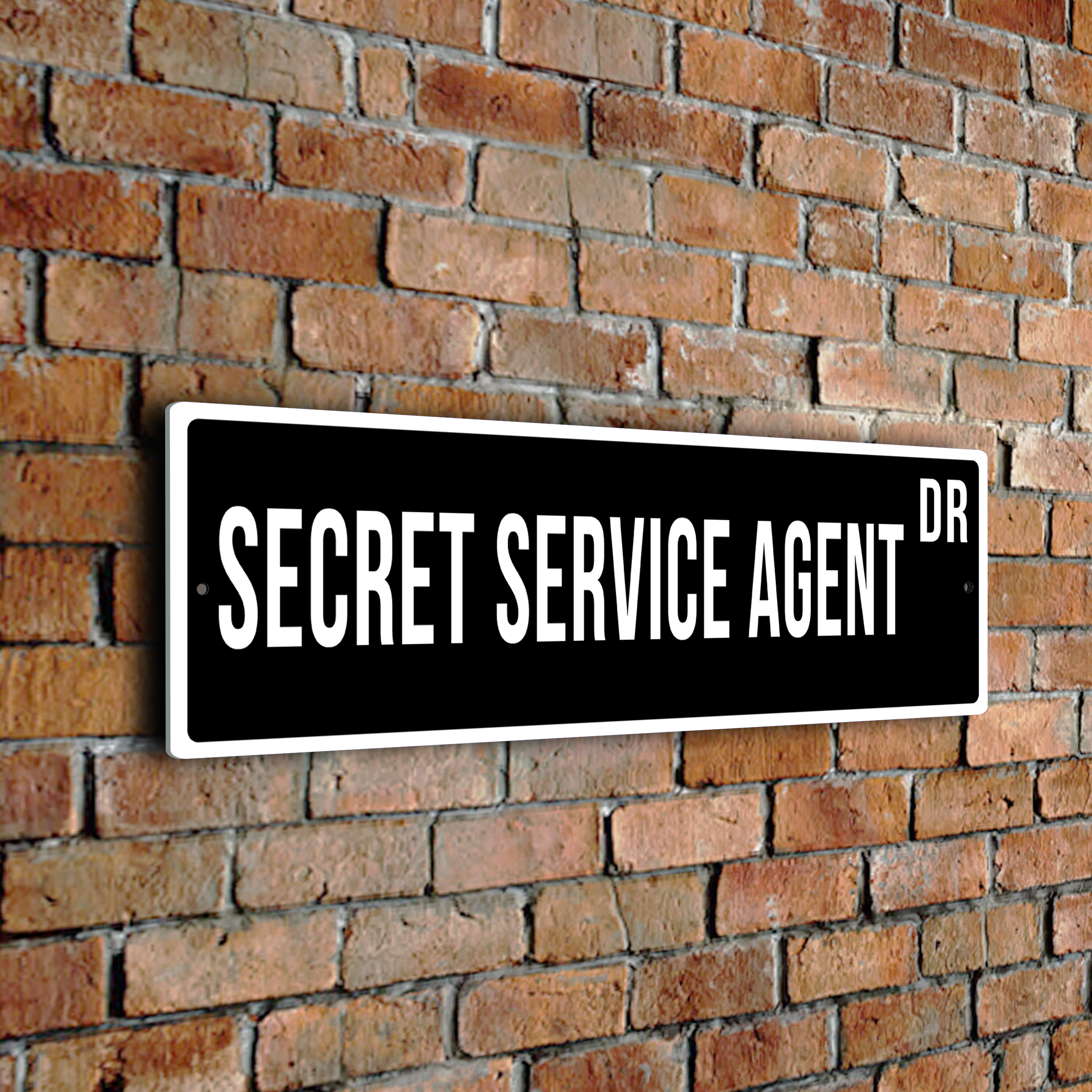 Secret Service Agent street sign