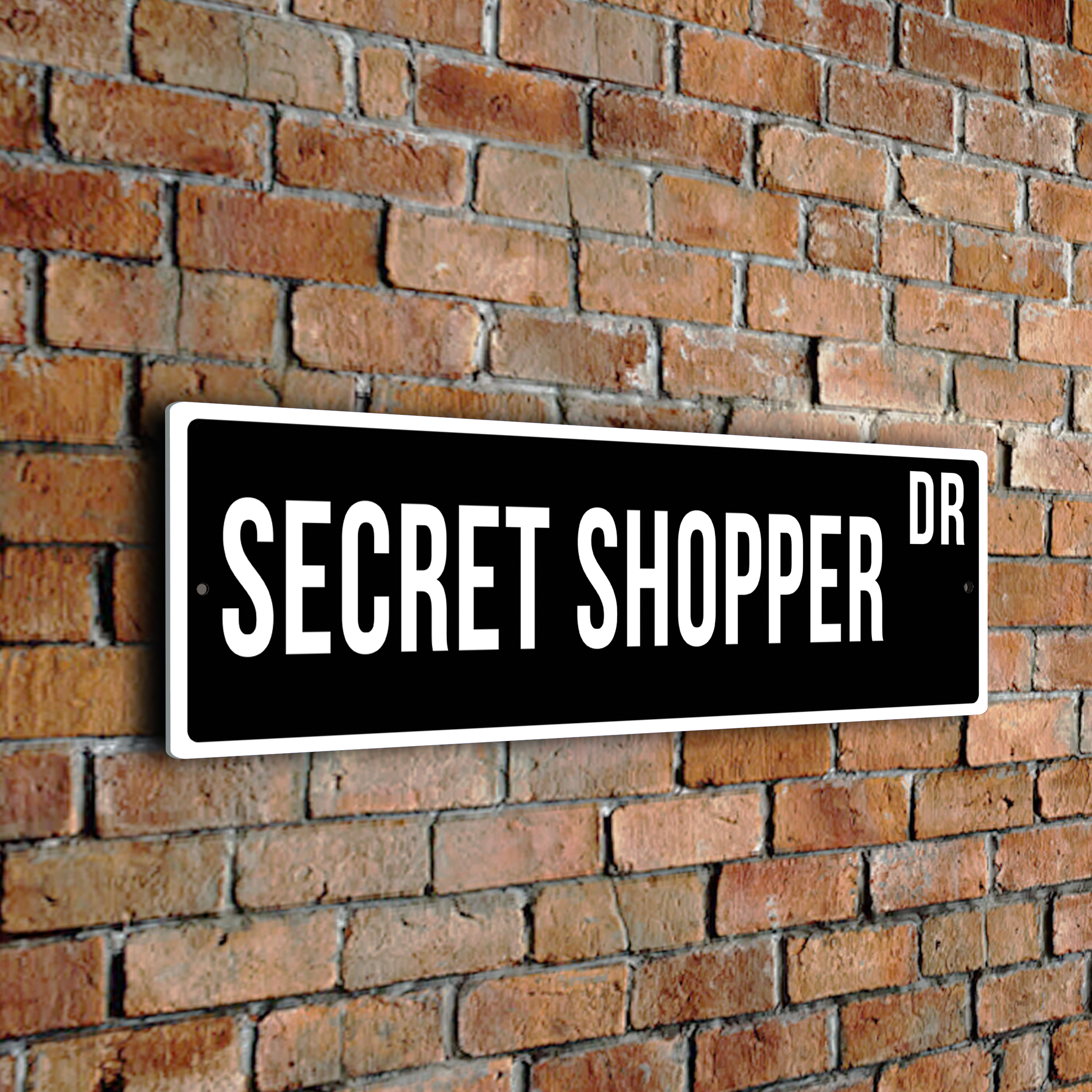 Secret Shopper street sign