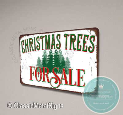 Christmas Trees Sign