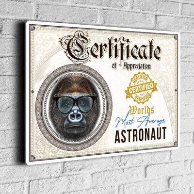 Fun Astronaut Certificate