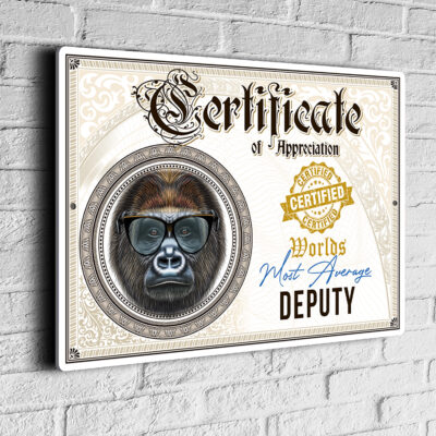 Fun Deputy Certificate