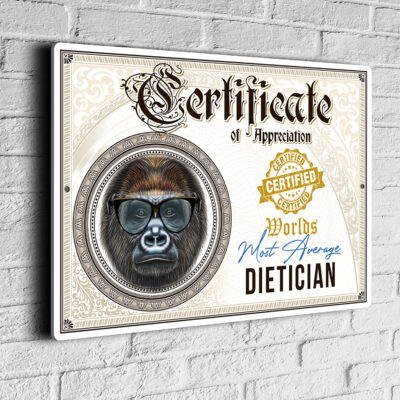 Fun Dietician Certificate