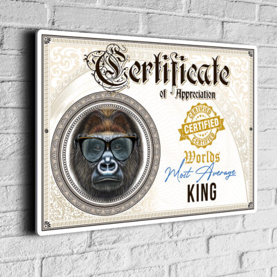 Fun King Certificate