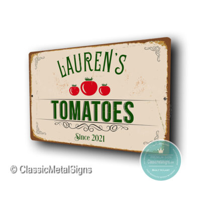 Custom Tomatoes Sign