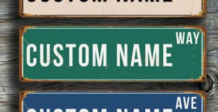 Custom Street Sign