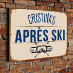 Personalized Après Ski Sign