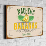 Personalized Bananas Signs