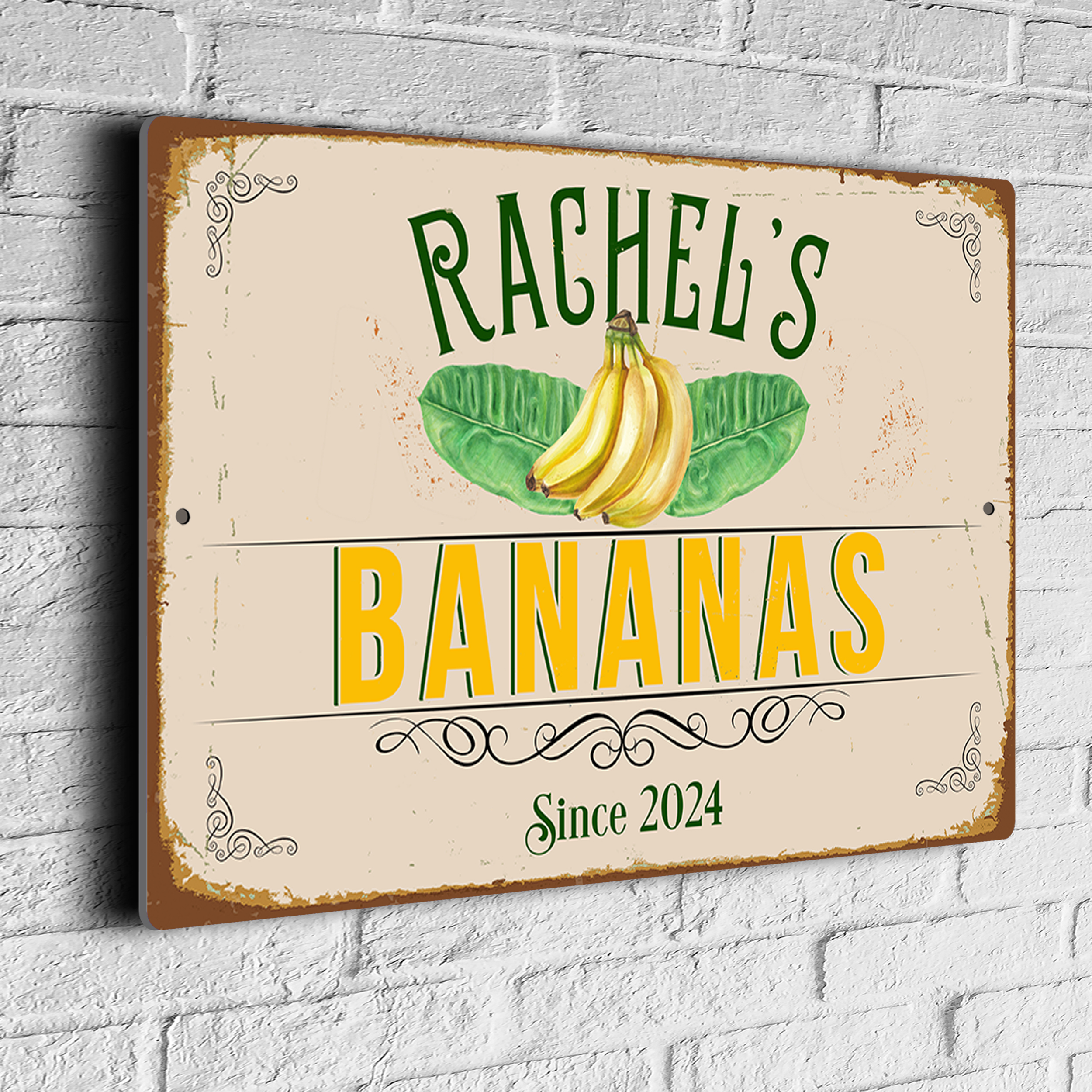 Personalized Bananas Signs