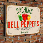 Personalized Bell Peppers Sign