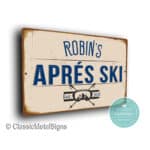 Personalized Après Ski Sign