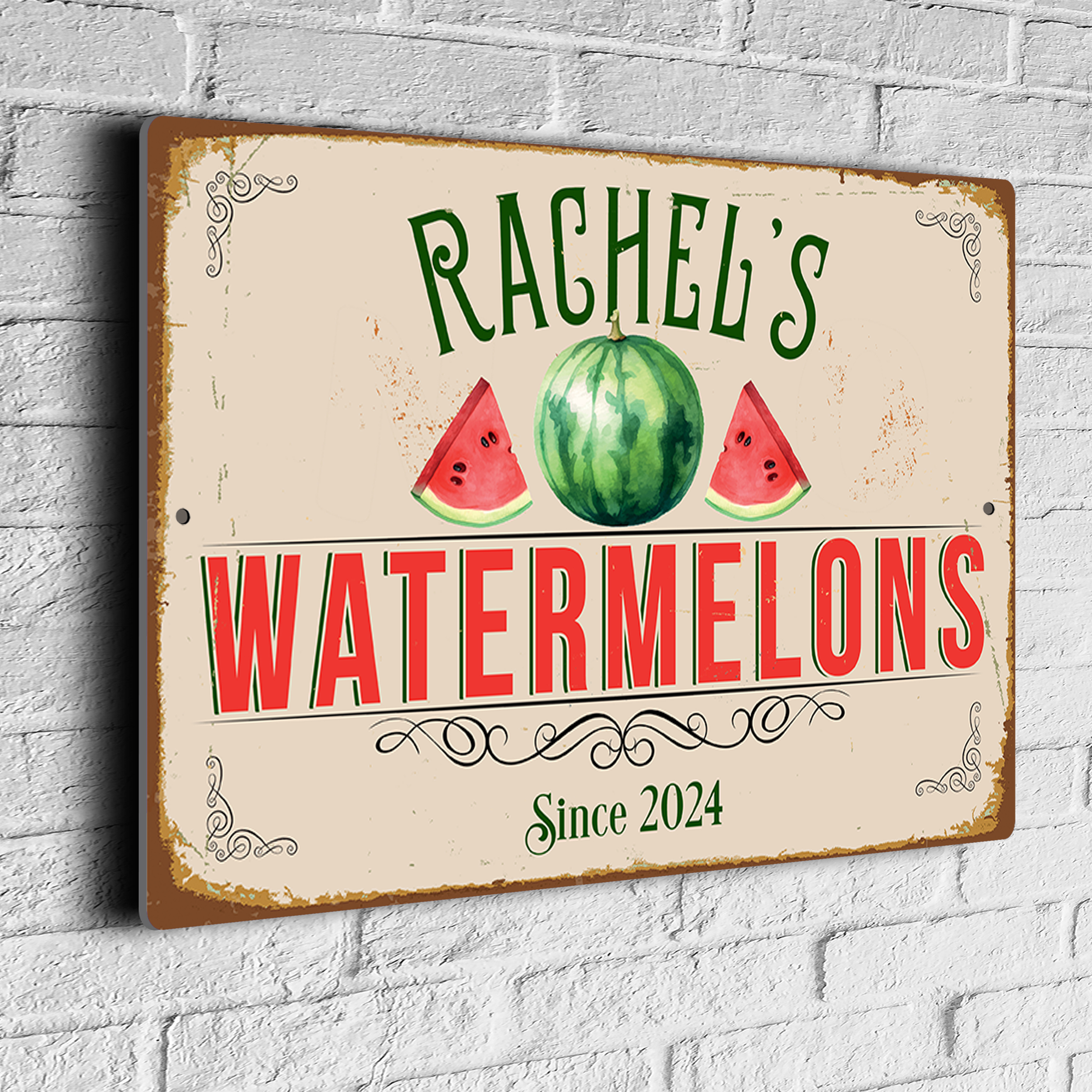 Personalized Watermelons Signs