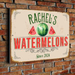 Personalized Watermelons Sign