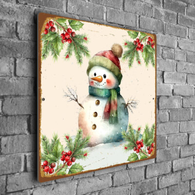 Christmas Snowman Sign