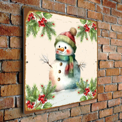 Christmas Snowman Sign