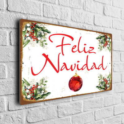 Feliz Navidad Christmas Signs