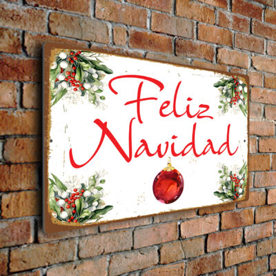 Feliz Navidad Christmas Signs