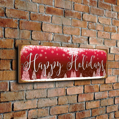 Happy Holidays Sign - Christmas sign