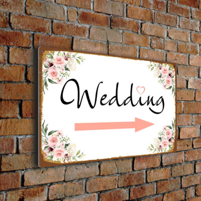 Wedding Arrow Sign