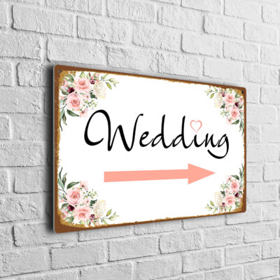 Wedding Directional Sign