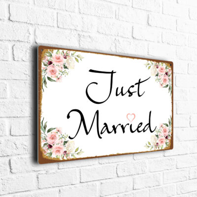 Just Married Wedding Sign