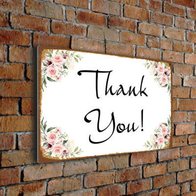 Thank You Wedding Sign