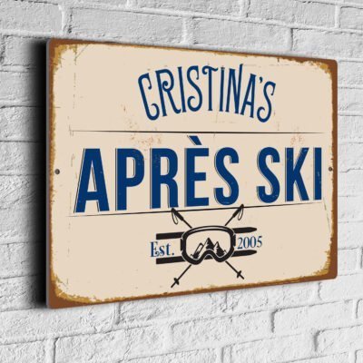 Personalized Apres Ski Sign